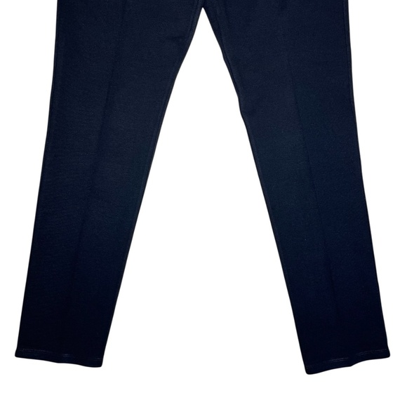 Eileen Fisher System Black Knit Pants Tapered Leg Pull On Women's Size Large - Picture 4 of 9